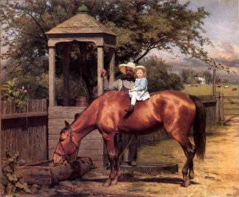 Seymour Joseph Guy : Equestrian portrait